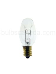 5W - C7- Clear - Candelabra Base - 120V- Symban