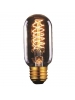 60 Watt - Vintage Antique Light Bulb - Radio Tube Style - 4.25 Inch Length - Medium E26 Base - Hand-Wound Spiral Tungsten Filament - Multiple Supports - Light Golden Glass 60 Watt - Vintage Antique Light Bulb - Radio Tube Style - 4.25 Inch Length - Medium E26 Base - Hand-Wound Spiral Tungsten Filament - Multiple Supports - Light Golden Glass