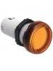 Lovato LPMLM1 - Ø22mm LED Integrated Monoblock Pilot Light - Steady Light - Orange - 230VAC