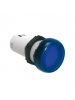 Lovato LPMLM6 - Ø22mm LED Integrated Monoblock Pilot Light - Steady Light - Blue - 230VAC