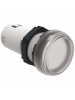 Lovato LPMLB7 - Ø22mm LED Integrated Monoblock Pilot Light - Steady Light - Transparent - 24VAC/DC