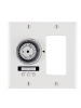 Intermatic KM2ST-2D - 24 Hr. In Wall Mechanical Timer - SPST - 2 Gang Decorator - 20 Amp - 120 Volt - White