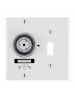 Intermatic KM2ST-2G - 24 Hr. In Wall Mechanical Timer - SPST - 2 Gang Toggle - 20 Amp - 120 Volt - White