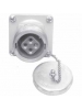 Arktite AR337 - Receptacle with Threaded Cap - 30A 600V 3W 3P - Grounding Style 1