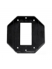 Intermatic WP102 - Specialty Wall Plate - Double Gang GFCI Insert for Die Cast and Jumbo Cover - Black