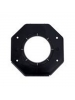 Intermatic WP107 - Specialty Wall Plate - Double Gang Round Insert for All Die Cast and Jumbo Covers - Black