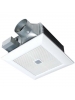 WhisperFit EZ 80-110 CFM Low Profile Ceiling Mounted Fan with Motion Sensor - Built-in Speed Selector - 4" Duct with 3" duct adapter included - Panasonic FV-08-11VFM5
