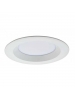 NDR Electric RZR-CCT-FR-411-WH - 4" Regressed Fire Rated LED Recessed Downlight - 10W - 120-277V - 800 Lumens - 107° Beam Angle - 90+ CRI - 3K/4K/5K 3CCT Selectable - 0-10V Dimming