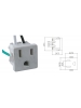 Leviton T5632-W 15-Amp USB Charger/Tamper Resistant Duplex Receptacle, White