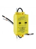 Leviton 46596-Y - 20 Amp - 120 Volt - Automatic Reset Ground Fault Circuit Interrupter - Panel Mount - Impact-Resistant Housing