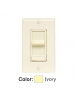 Leviton 6627-PI - SureSlide Full Range Preset Electro-Mechanical - 5 A - 120 VAC 60Hz - Single-Pole - Slide Fan Speed Control - Ivory