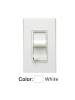 Leviton 6629-3W - SureSlide Quiet Step Electro-Mechanical - 1.5 A - 120 VAC 60Hz - 3-Way - Slide Fan Speed Control - White