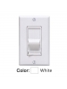 Leviton 6633-PLW - SureSlide Preset Electro-Mechanical Incandescent Slide Dimmer - 600W - 120 VAC 60Hz - 3-Way - Illuminated - White