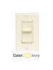 Leviton 6637-PI - SureSlide Full Range Preset Electro-Mechanical - 5 A - 120 VAC 60Hz - 3-Way - Slide Fan Speed Control - Ivory