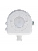 Leviton OSFHD-CTW - Passive Infrared Occupancy Sensor - Dual Relays - Interchangeable Adjustable Lenses - LED - White