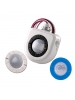 Leviton OSFHU-CTW - High-Bay Fixture Mount Occupancy Sensor - 360 and Aisle Way (Both Lenses Included) with Passive Infrared Technology - White