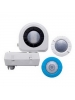 Leviton OSFLA-ITW - Occupancy Sensor Fixture Mount PIR - High Bay/Low Bay/Aisle - 120/230/277/347VAC - w/Adapter - White