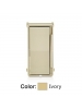 Leviton DSKIT-I - Decora Rocker Slide color change kit with locator light - Ivory