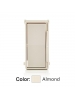 Leviton DSKIT-NT - Decora Rocker Slide color change kit without locator light - Almond