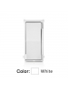 Leviton DSKIT-W - Decora Rocker Slide color change kit with locator light - White