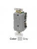Leviton G5262-WTG - 15A - 125V - NEMA 5-15R - 2P - 3W - SmartlockPro Self-Test GFCI Duplex Receptacle - Extra-Heavy Duty Industrial Grade - Gray