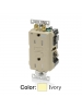 Leviton G5262-WTI - 15A - 125V - NEMA 5-15R - 2P - 3W - SmartlockPro Self-Test GFCI Duplex Receptacle - Extra-Heavy Duty Industrial Grade - Ivory