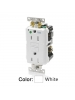 Leviton GFWT1-HGW - 15A - 125 V - NEMA 5-15R - Extra-Heavy Duty Hospital Grade Tamper/Weather-Resistant Duplex Self-Test GFCI Receptacle - 20 Amp Feed-Through - White