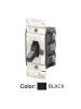 Leviton MS403-DS - 40A - 600V - Three-Pole - Three Phase AC Motor Starting Switch - Suitable as Motor Disconnect - Toggle - Industrial Grade - Non-Grounding - Black