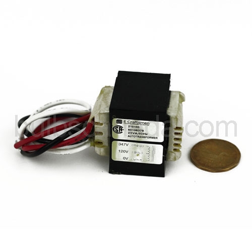 E Craftsmen 210100 Super Slim 347 down to 120V-25VA Transformer