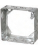 VISTA -20244-  1 1/2" Deep Square box extension w/knockouts