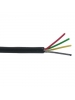 Direct Burial Station Z - 4c 22awg Solid - Black - 300 Meters