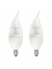 TCP - 4 Watts - Dimmable - 120 Volts - Decorative Candelabra - E12 Base - 2700K Soft White - 25 Watt Equals--2pieces Pack